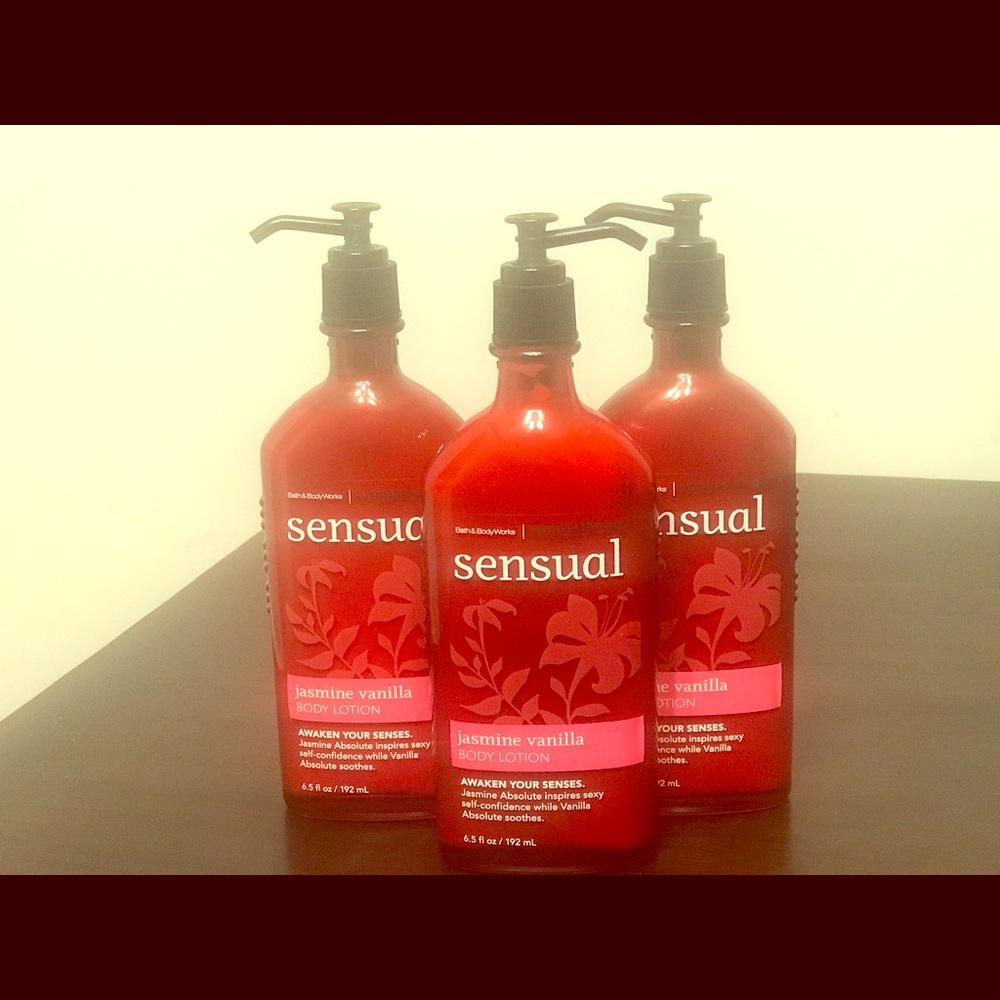 BBW Sensual jasmine vanilla lotion $40.00 each.